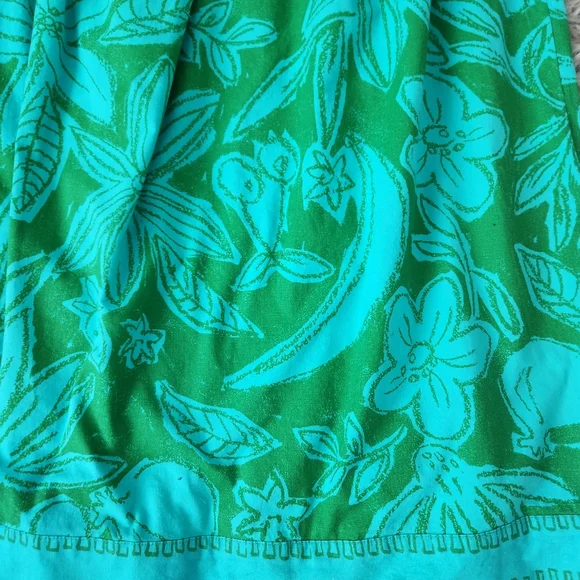 Free‎ People Copa Cabana 2 Piece Skirt Set In Teal Combo Women's Size XL - Picture 4 of 15